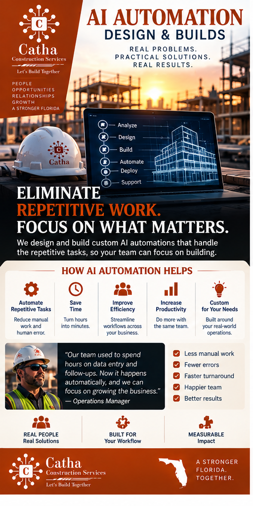 Construction document and repetitive task automation