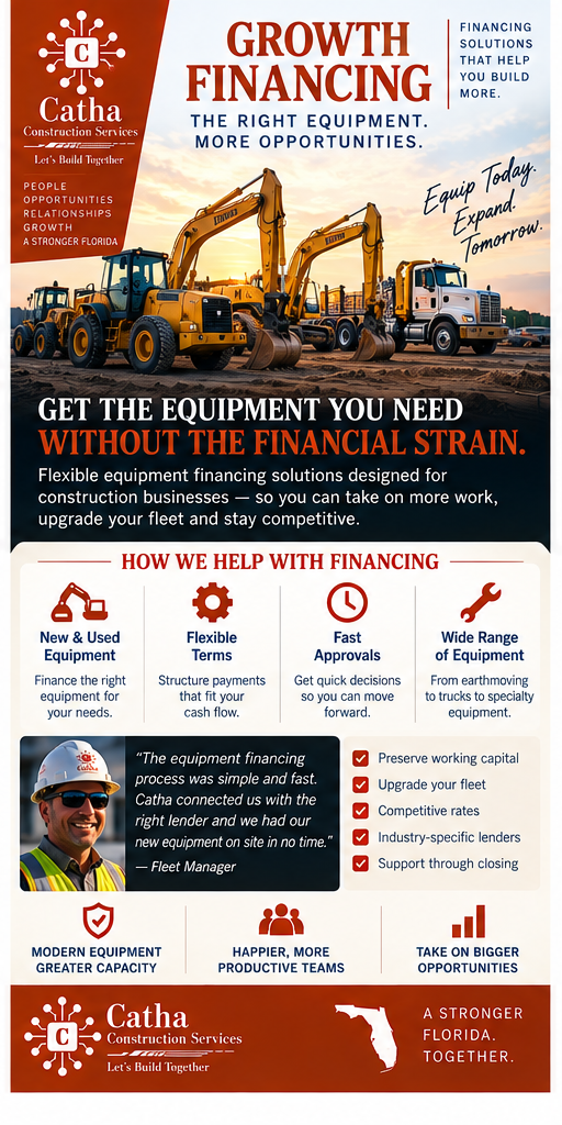 Construction equipment financing
